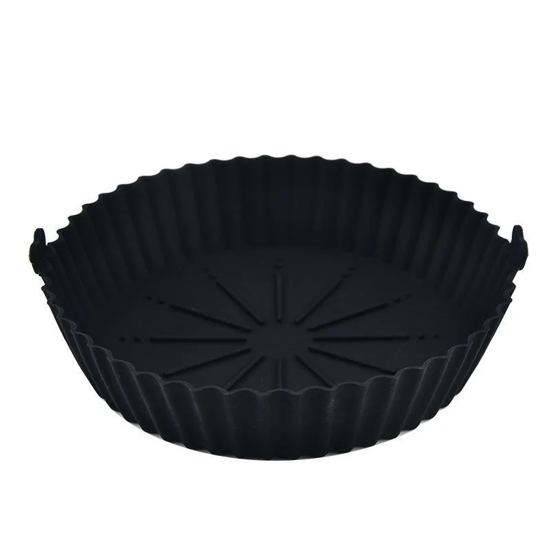 Air Fryer Silicone Liners Pot, cesta Airfryer, substituição do papel pergaminho inflamável, bandeja de cozimento reutilizável, acessórios de forno